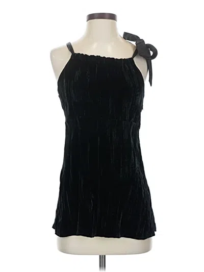 Pre-owned Ivy Jane Tank Top Black Halter Neckline Tops