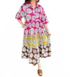 Ivy Jane Tiered Spirals Dress In Multi In Multi