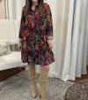 Ivy Jane Tiger Confetti Dress In Multi Color In Multi