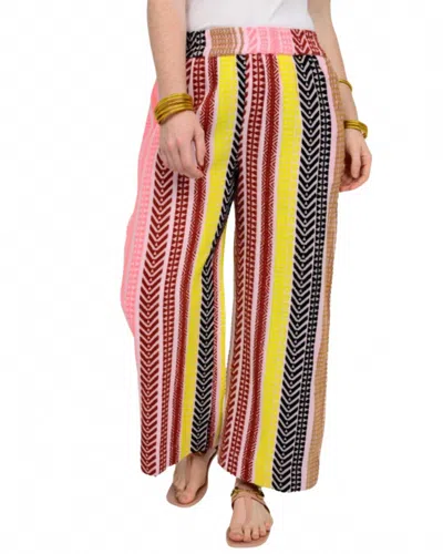 Ivy Jane Tribal Pattern Pant In Multi In Gold