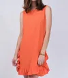 Ivy Jane Uncle Frank Dot Dress In Orange