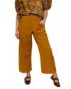 Ivy Jane Women's Pull On Barrel Pants In Gold In Gold