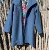 Ivy Jane Women's Wooly Like Coat In Blue In Blue