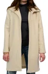 Ivy Jane Wooly Coat In Cream In White