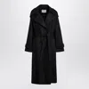 Ivy & Oak Anthracite Grey Wool Overcoat