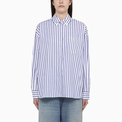 Ivy & Oak Ivy Oak Betany Lilly Striped Button-down Shirt In Blue