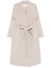 Ivy & Oak Carrie Rose Coat In Neutrals