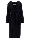 Ivy & Oak Celie Edie Double Face Coat With Hoodie In Blue