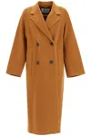 Ivy & Oak Clara Double Breasted Oversized Coat In Light Gingerbread
