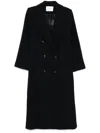 Ivy & Oak Clemence Coat In Dark Navy