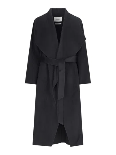 Ivy & Oak Carrie Rose Coat In Black