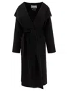 Ivy & Oak Celie Edie Double Face Coat With Hoodie In Black