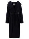 Ivy & Oak Celie Edie Double Face Coat With Hoodie In Blue