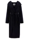 Ivy & Oak Celie Edie Double Face Coat With Hoodie In Blue