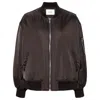 Ivy & Oak Ivy Oak Bomber Jacket With Ribbed Collar In Brown