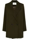 Ivy & Oak Jenna Oversized Trench Jacket In Green