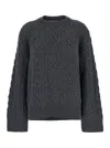 Ivy & Oak Klarina Ann Knit Crewneck Jumper In Grey