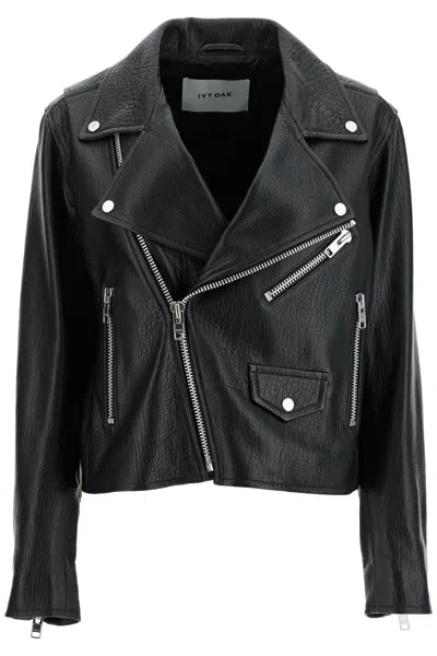 Ivy & Oak Lenny Sue Leather Biker Jacket