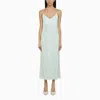 Ivy & Oak Ivy Oak Noel Light Aqua Satin Dress