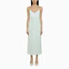 Ivy & Oak Ivy Oak Noel Light Aqua Satin Dress