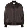 Ivy & Oak Ivy Oak Bomber Jacket With Ribbed Collar In Brown