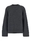 Ivy & Oak Klarina Ann Knit Crewneck Jumper In Grey