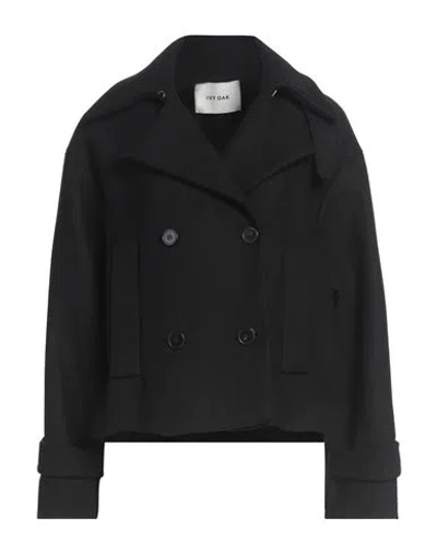 Ivy & Oak Ivy Oak Woman Coat Black Size S Wool, Polyamide, Cashmere