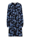 Ivy & Oak Ivy Oak Woman Mini Dress Midnight Blue Size 6 Viscose In Blue