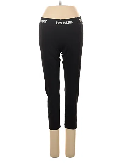 Pre-owned Ivy Park Active Pants In Black