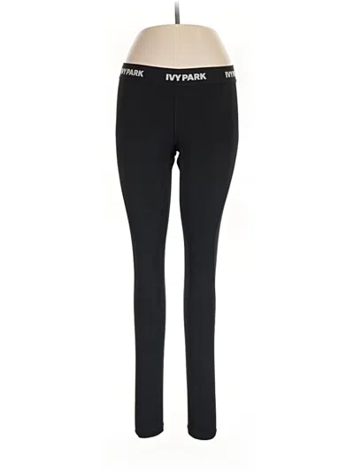 Pre-owned Ivy Park Active Pants In Black