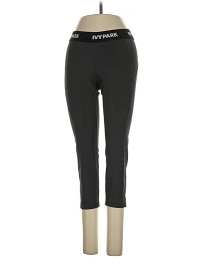 Pre-owned Ivy Park Active Pants In Black