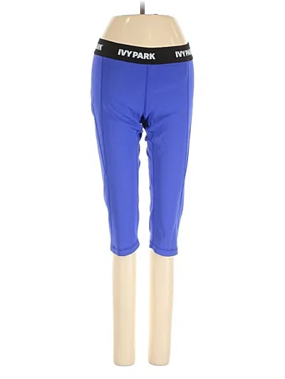 Pre-owned Ivy Park Active Pants In Blue