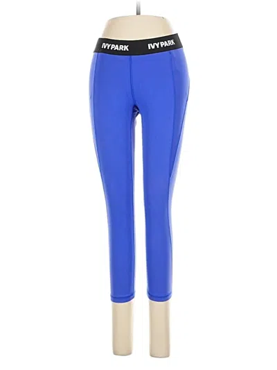 Pre-owned Ivy Park Active Pants In Blue