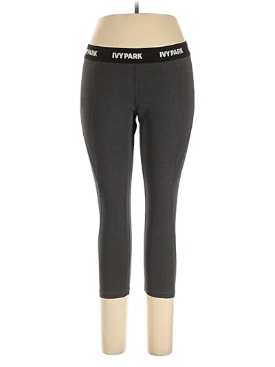 Pre-owned Ivy Park Active Pants In Gray