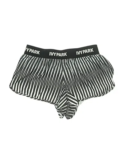 Pre-owned Ivy Park Athletic Shorts In Silver