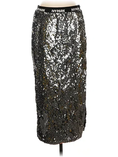 Pre-owned Ivy Park Formal Skirt In Silver