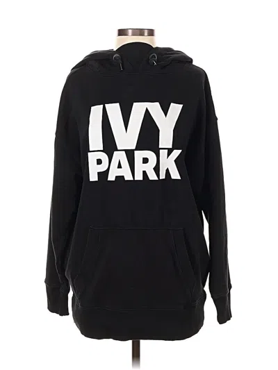 Pre-owned Ivy Park Pullover Hoodie In Black