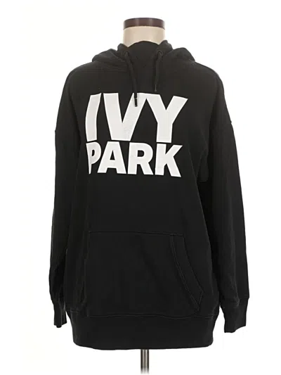 Pre-owned Ivy Park Pullover Hoodie In Black