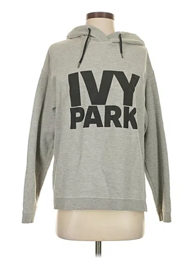 Pre-owned Ivy Park Pullover Hoodie In Gray