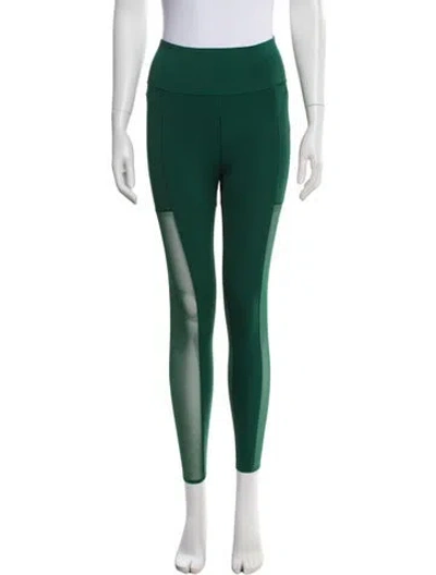 Pre-owned Ivy Park Skinny Leg Pants In Green