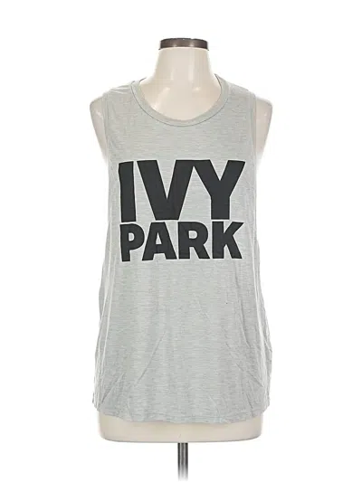 Pre-owned Ivy Park Sleeveless T-shirt In Gray