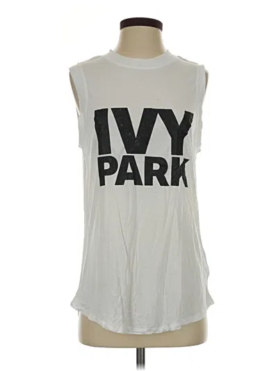Pre-owned Ivy Park Sleeveless T-shirt In Ivory