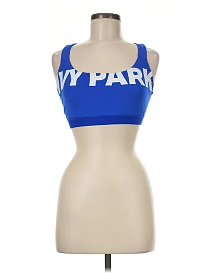 Pre-owned Ivy Park Sports Bra In Blue