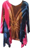 Ivy Reed Women's Pocket Tunic - Plus In Starburst In Multi