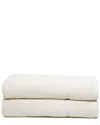 Ivy Collection Rice Effect Bath Sheets In Ecru