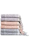 Ivy Collection Hitit Traditional Turkish Cotton Hand Towels In Multi
