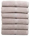 Ivy Collection Rice Effect Turkish Cotton Hand Towels In Mauve