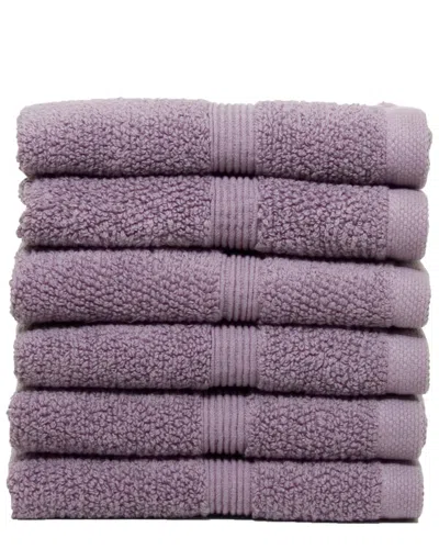 IVY SET OF 6 IVY COLLECTION RICE EFFECT WASHCLOTHS