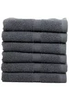 Ivy Collection Rice Effect Washcloths In Grey