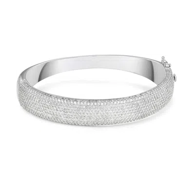 Ivy Sharpe Silver Plated Cubic Zirconia Bracelet